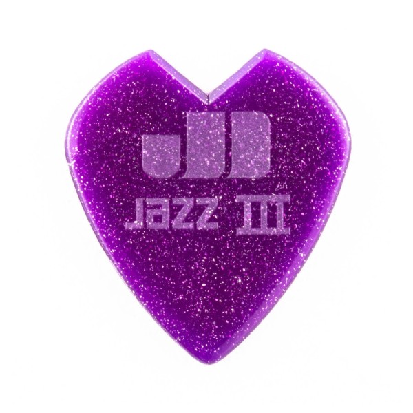 Dunlop Kirk Hammett Jazz Iii Purple Sp 1.38mm Players (6 Pack)