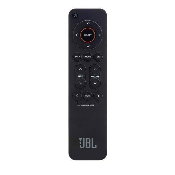 JBL MA710 7.2 Channel 8K AV Receiver, lifestyle remote 