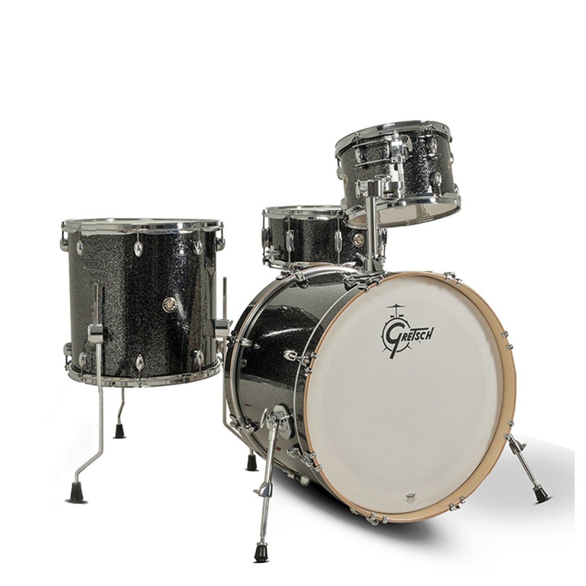 Gretsch Catalina Maple 22″ 4pc Shell Pack Black Stardust