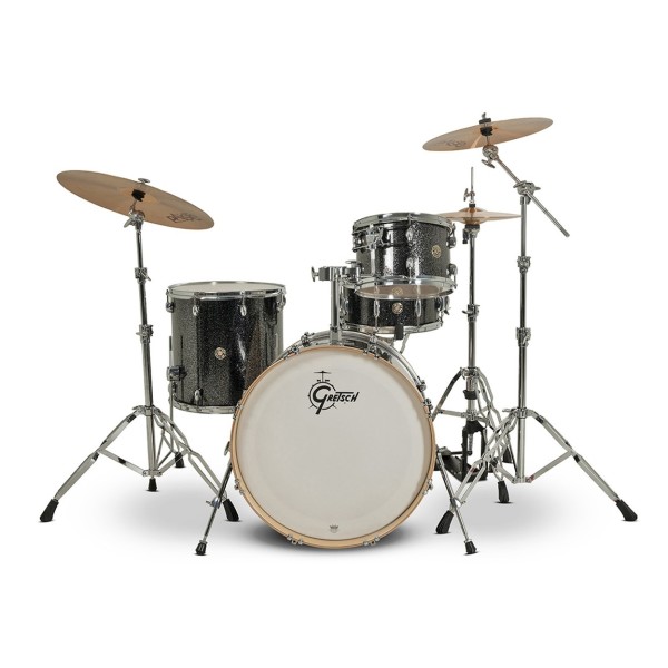 Gretsch Catalina Maple 22" 4pc Shell Pack, Black Stardust