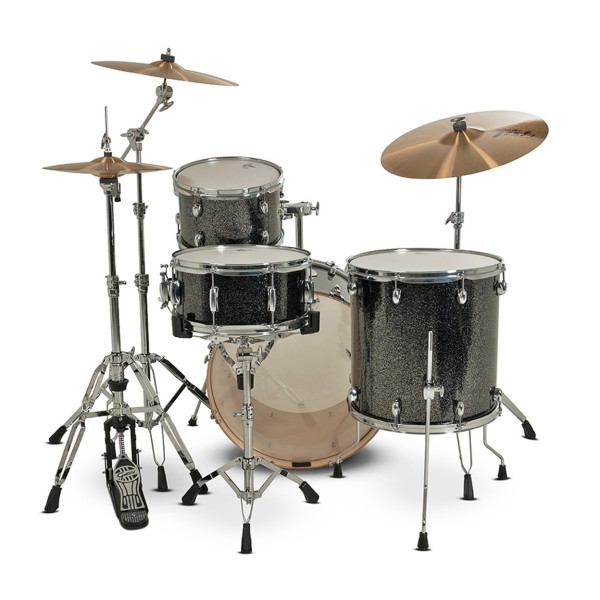 Gretsch Catalina Maple 22" 4pc Shell Pack, Black Stardust