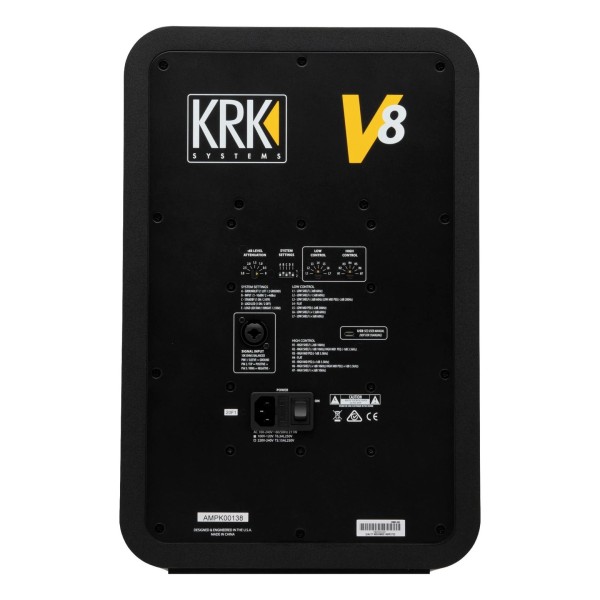 V8S4 Studio Monitor - Rear