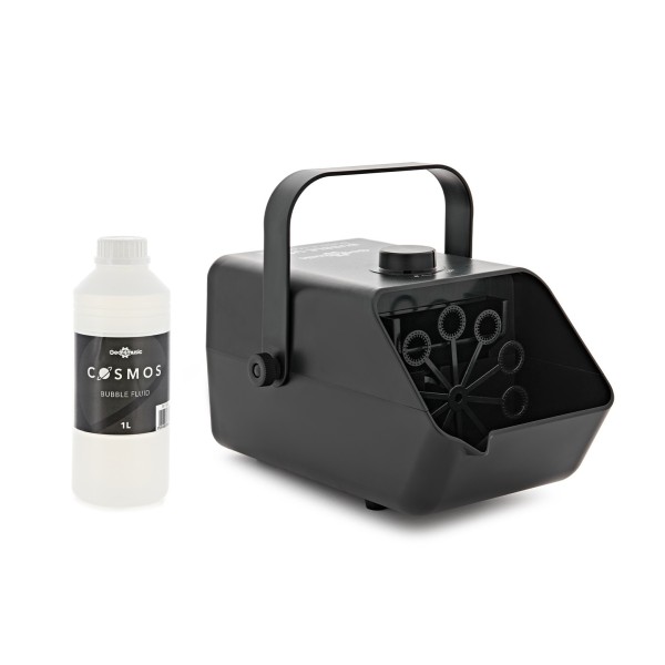 Bubble Machine with 1L Bubble Fluid by Gear4music