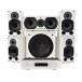 JBL MA710 AV Receiver & Wharfedale Diamond 9.1 5.1 Speaker Package, White