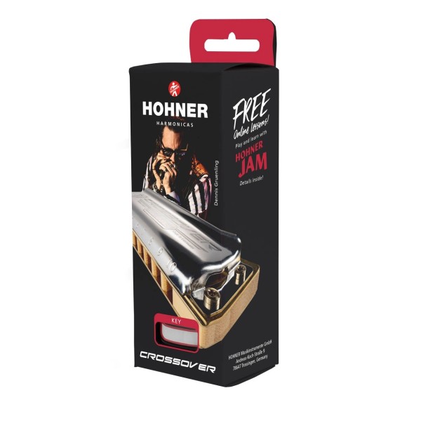 Hohner Marine Band Crossover Harmonica, F