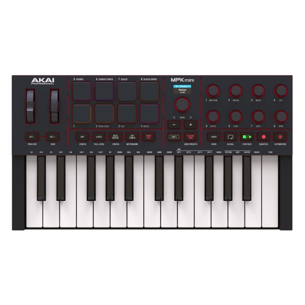 Akai Professional MPK Mini MK4 Compact MIDI Keyboard & Pad