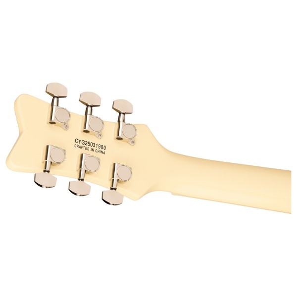 Gretsch Electromatic Jet Club RW, Buttercream - back of headstock