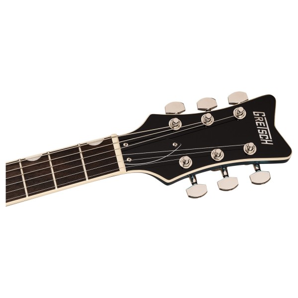 Gretsch Electromatic Jet Club RW, Riviera Blue - headstock
