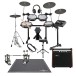 Yamaha DTX6K5-M Electronic Drum Kit With Double Pedal Custom Bundle