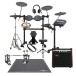 Yamaha DTX6K2-X Electronic Drum Kit w/ Double Pedal Complete Bundle