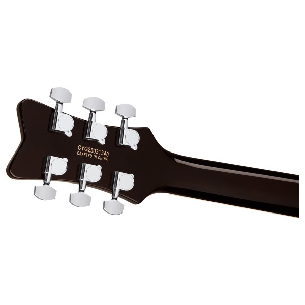 Gretsch Electromatic Jet Club 1 Pickup RW, Claret Burst - back of headstock