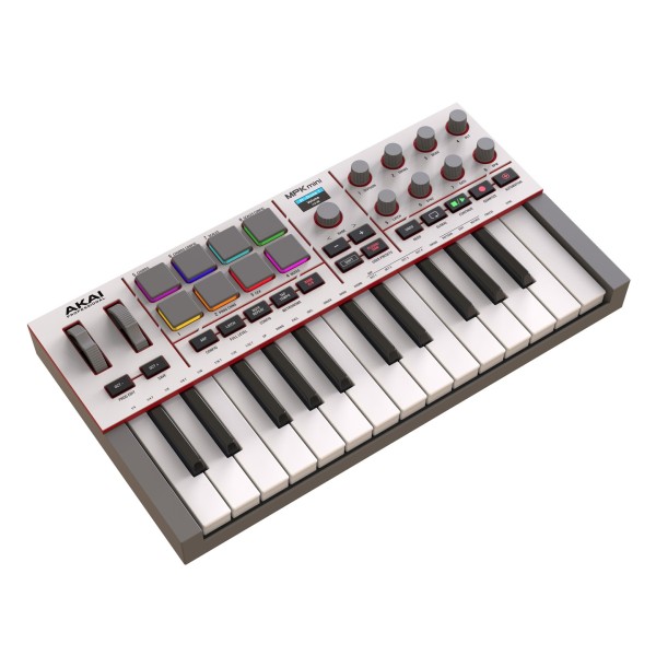 MPK Mini MK4 Compact MIDI Keyboard Conrtoller - Angled