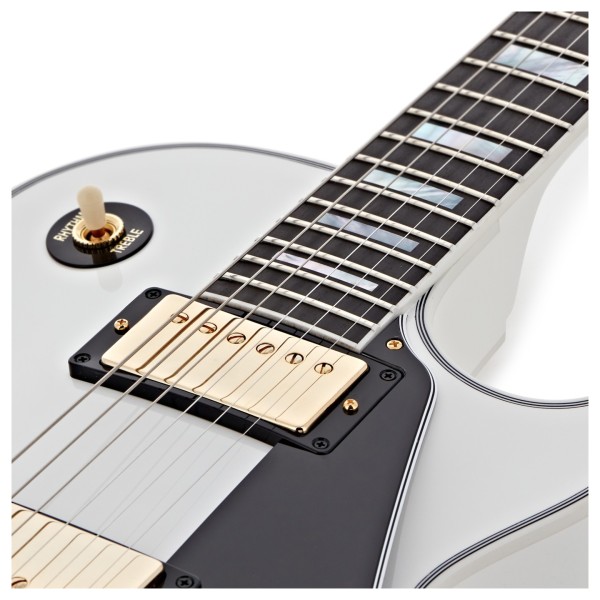 Gibson Custom Les Paul Custom, Alpine White #CS502567 - upper bout