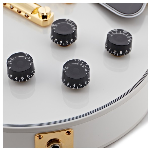 Gibson Custom Les Paul Custom, Alpine White #CS502567 - controls