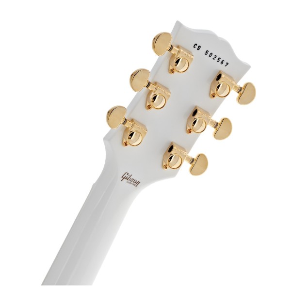 Gibson Custom Les Paul Custom, Alpine White #CS502567 - back of headstock