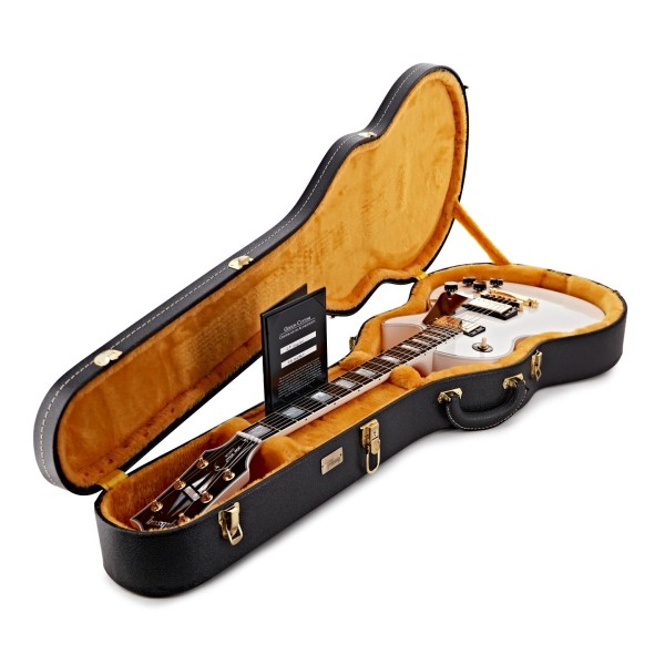Gibson Custom Les Paul Custom, Alpine White #CS502567 - in case