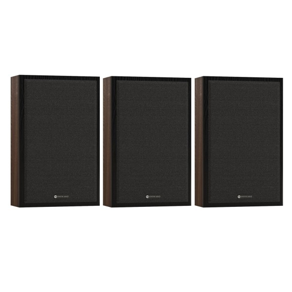 Monitor Audio Bronze 7G On-Wall LCR Speaker Package, Walnut - main 