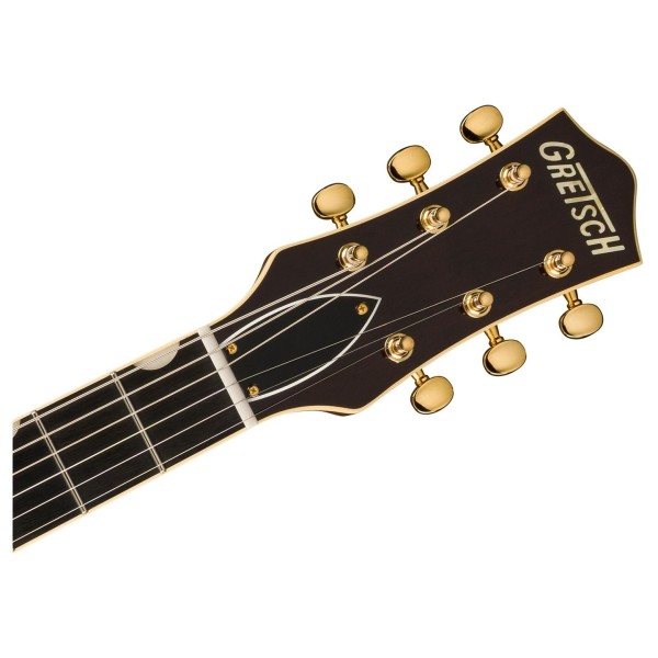 Gretsch G6129TG-59VS Limited Edition Sparkle Jet, Ebony Fingerboard, Red Sparkle - headstock