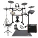 Yamaha DTX6K3-X Electronic Drum Kit w/ Single Pedal Complete Bundle