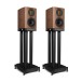 Wharfedale EVO 5.1 Bookshelf Speakers (Pair), Walnut with Stands