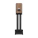 Wharfedale EVO 5.1 Bookshelf Speakers (Pair), Walnut with Stands - rear 