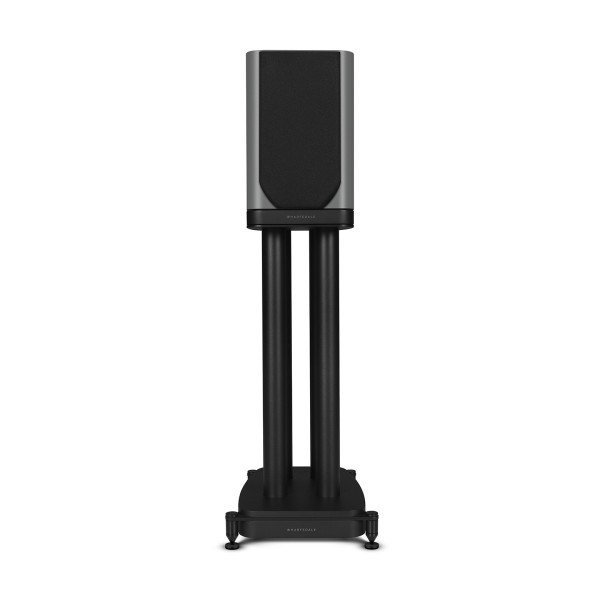 Wharfedale EVO 5.1 Bookshelf Speakers (Pair), Lunar Grey with Stands 