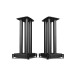 Wharfedale EVO 5.1 Bookshelf Speakers (Pair), Lunar Grey with Stands - stands 