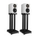 Wharfedale EVO 5.1 Bookshelf Speakers (Pair), Lunar Grey with Stands  -dual