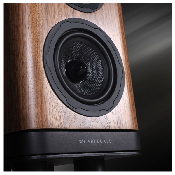 Wharfedale EVO 5.1 Bookshelf Speakers (Pair), Lunar Grey with Stands 6 