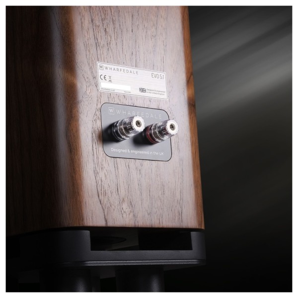 Wharfedale EVO 5.1 Bookshelf Speakers (Pair), Black with Stands 6
