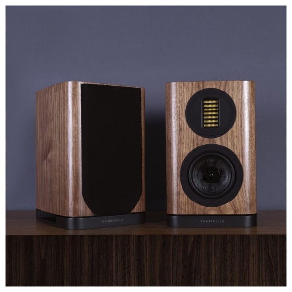 Wharfedale EVO 5.1 Bookshelf Speakers (Pair), Black with Stands 9