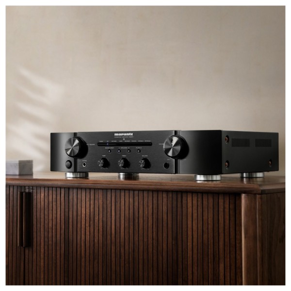 Marantz PM6007 Integrated Amplifier, Black - lifestyle 