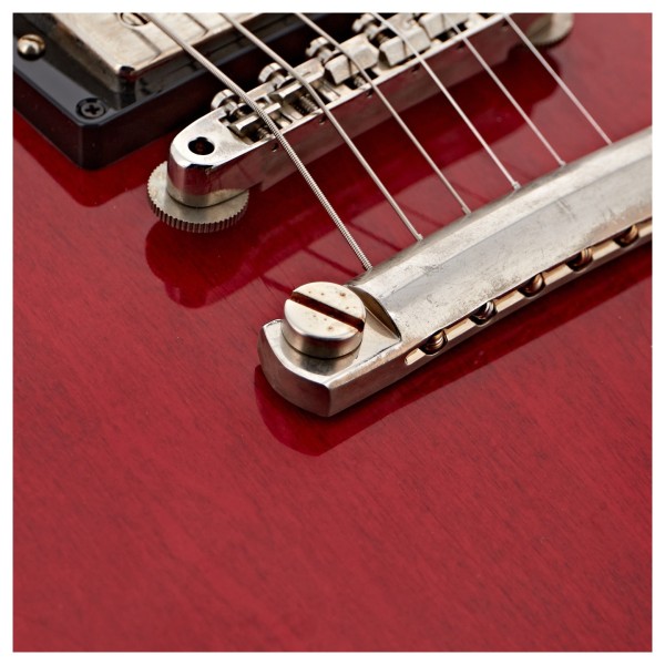 Gibson Custom 1961 ES-335 Reissue Ultra Light Aged, 60s Cherry #140310 - bridge