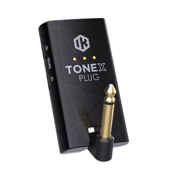 IK Multimedia TONEX Plug Tone Modeling Headphone Amplifier for Guitar - Angled