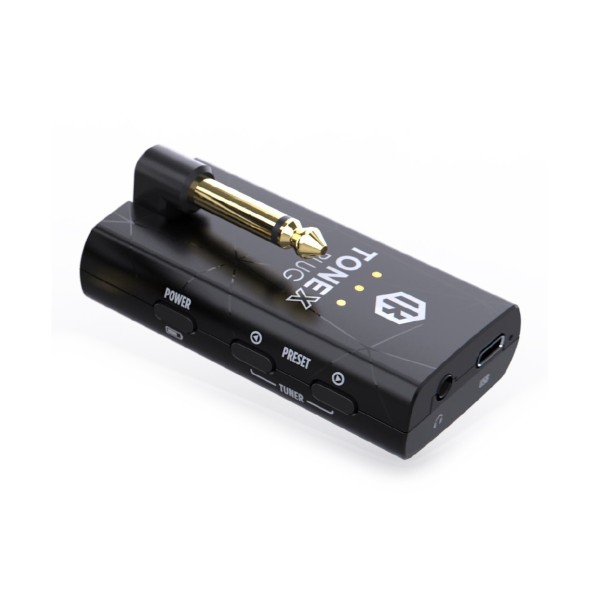 IK Multimedia TONEX Plug Tone Modeling Headphone Amplifier for Guitar - Angled Flat