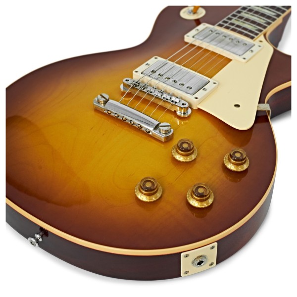 Gibson Custom 1958 Les Paul Standard Reissue VOS, Iced Tea Burst #85366 - lower bout