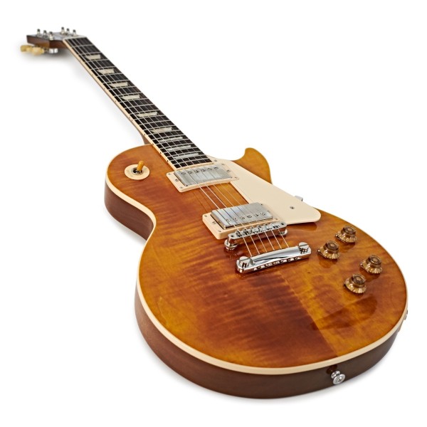 Gibson Les Paul Standard 50s Figured Top, Honey Amber #213250296 - angled shot