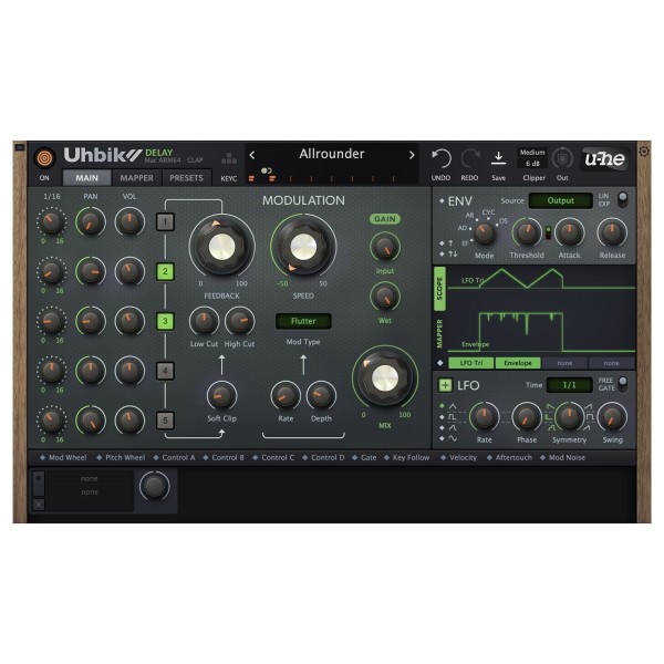u-he Uhbik 2 - Delay
