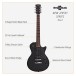 New Jersey Electric Guitar by Gear4music, Black
