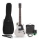 New Jersey Electric Guitar White, 10W Guitar Amp & Accessory Pack