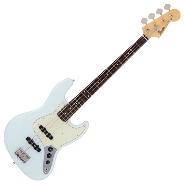 ベース Fender Japan Jazz Bass Sonic Blue Fender Made in Japan Traditional 60s Jazz Bass RW, Sonic Blue