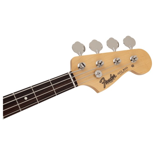 Fender Made in Japan Traditional 60s Jazz Bass RW, Sonic Blue - headstock