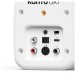 Kanto UKI 100W Desktop Speakers with Bluetooth, USB-C, Headphone Out, Chalk (Pair) - Rear Detail