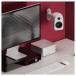 Kanto UKI 100W Desktop Speakers with Bluetooth, USB-C, Headphone Out, Chalk (Pair) - Lifestyle