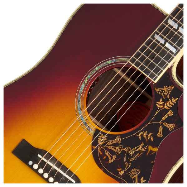 Epiphone Hummingbird Deluxe EC, Autumn Burst - pickguard 