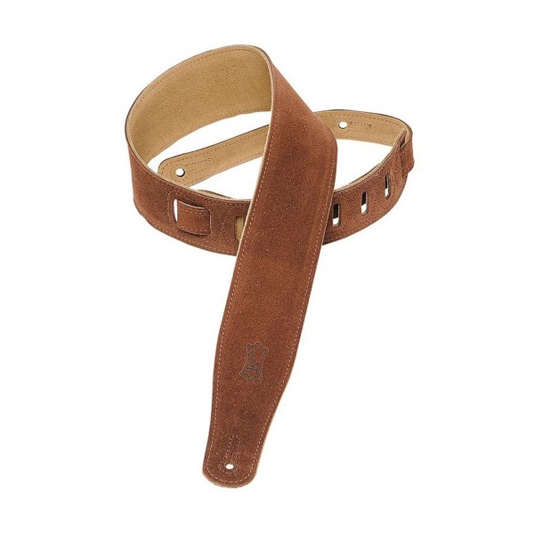 Levys Suede Leather W Suede Backing 2 1/2 - Brown