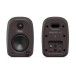 Kanto UKI Bluetooth Desktop Speakers, Pumice Grey - Front/Back