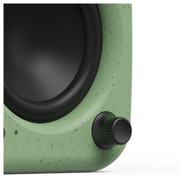 Kanto UKI 100W Desktop Speakers with Bluetooth, USB-C and Headphone Out, Sage Green (Pair) - Volume Control