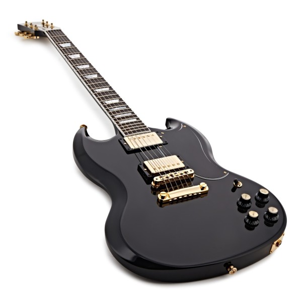 Gibson SG Modern Plain Top, Ebony #218950200 - angled shot
