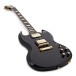 Gibson SG Modern Plain Top, Ebony #218950200 - angled shot